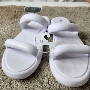 Shade & Shore Sandals Size 11 White